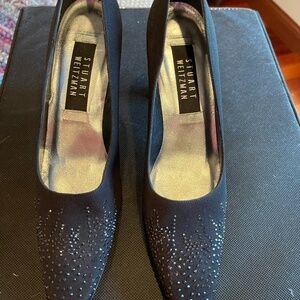 Beautiful dress shoe  Stewart weitzman dress shoe very good condition Black 7AA